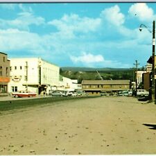 c1950s Whitehorse, Canada Alaska Highway Main St Downtown Postcard Yukon Vtg A91 picture