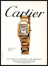 1997 Cartier Tank Francaise Watch PRINT AD Luxury Timepiece Romance picture