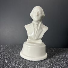 President George Washington Bust Vintage Ceramic Statue Sculpture. 4 1/8” Tall picture