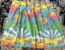Vintage Peter Max Pleated Curtain Panel 60’s-70’s 40x27 Inch Nice Condition picture