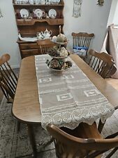 Stunning Table Runner Dresser Scarf Crochet  22in X 64in picture