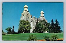 Logan UT-Utah, Mormon Temple, Religion, Antique, Vintage Postcard picture