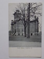 Tiskilwa, Illinois IL~ Public School 1900s UB b/w L742 picture