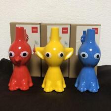 PIKMIN Vase Red Blue Yellow Set of 3 Nintendo TOKYO Japan Free Expedited FS picture