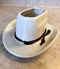 Vintage Stetson Brand Hat Smoker's Candle Ashtray  Ceramic No Box picture