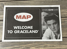 Vintage Welcome To Graceland Map Souvenir Collectible picture