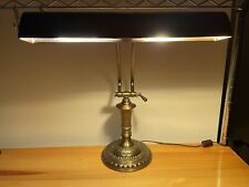 House of Troy Brass Piano Bankers Library Desk Lamp Light Antique Brass 18