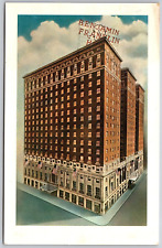 Postcard  The Benjamin Franklin Hotel Chestnut at 9th Philadelphia PA picture