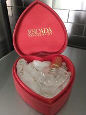 Vintage Escada Margaretha Ley Perfume Bottle In Heart Shaped Box picture