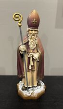 Santa Clause Statue. St. Nicolas, Wood Carved Statue, ANRI picture