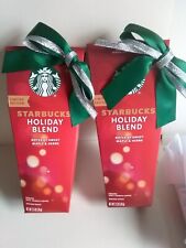 Lot Of 2 2023 Starbucks Christmas Blend  Coffee 2.5 Oz Each picture