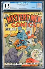 Mystery Men Comics #26 CGC 1.5 WHITE Pages 1941 “The Wraith Begins” picture