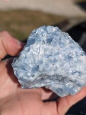 330g 11.6oz Natural Blue Celestite Freeform Quartz Crystal Mineral Specimen... picture