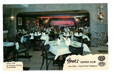 Postcard Canada Hook's Supper Club London Ontario Ont Restaurant Unused Vintage  picture
