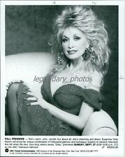 1987 Portrait of Singer Dolly Parton Original News Service Photo picture