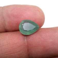 Awesome Zambian Emerald Pear Shape 3.10 Crt Natural Green Faceted Loose Gemstone picture