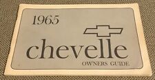 1965 Chevrolet Chevelle Owner’s Manual OEM Original Guide Book General Motors picture