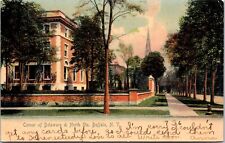 Post Card Corner Of Delaware & North Streets Buffalo N Y Undivided Back, 1906 dl picture