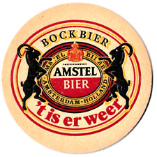 Amstel Bock Bier Is Back (Dutch) Beer Coaster picture