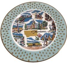 Montana State Souvenir Plate Collectible Plate picture