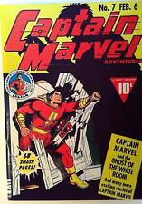 Flashback Captain Marvel Adventures 7 #35 DynaPubs 1976 Reprint Comic Book picture
