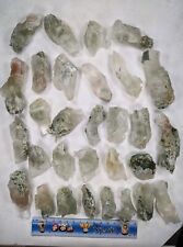 Fully Etched Chlorite Quartz Crystals (30 Pieces Lot) from Balochestan Pakistan  picture