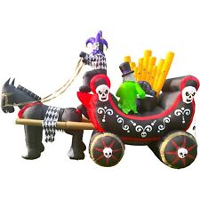 Gemmy Halloween Airblown Animated Circus Wagon 12ft 2013 Inflatable picture