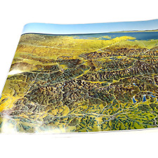 Panoramic Map Of Alps Made In Germany 2007 23 x 81 in Mairs Oberbacher Color picture