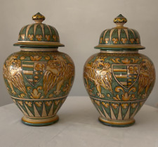 Pair of Italian Vintage Magnanelli Jars picture