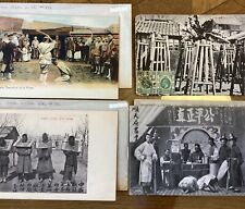 Postcards Crime China 1900s CHINESE Criminals EXECUTION DECAPITATION Beheading picture