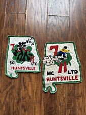 Vintage MC Motorcycle Club, Back Patch, 2 PC, SC, Chainstitched picture