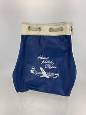 1950'S PAN AMERICAN AIRWAY HAWAII HOLIDAY CLIPPER BAG PAA picture