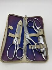 3 PAIRS OF VINTAGE SCISSORS Brazil, Japan 8” Approx. picture