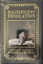 Buzz Aldrin Signed Easton Press Leather Bound Magnificent Desolation Book Sealed picture