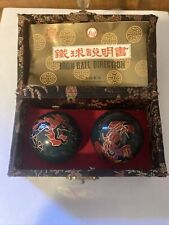 Vintage Zen Baoding Shouxing Chinese Medicine Balls Stress Relief picture