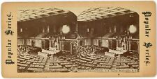 c1900's Real Photo Stereoview House of Representatives, U.S. Capitol, Washington picture