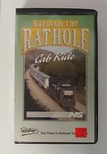 1995 VHS Through The Rathole Cab Ride Train Norfolk Southern Railroad Pentrex picture