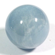 BEAUTIFUL SMALL AQUAMARINE SPHERE 1.7 cms 7.46 gms  self love #A picture