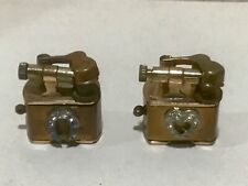 Lot of 2 Vintage Golden Wheel Miniature Lighters. picture