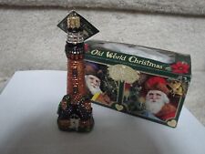 NIB Old World Christmas Currituck Lighthouse 2008 Glass Ornament In Box   picture