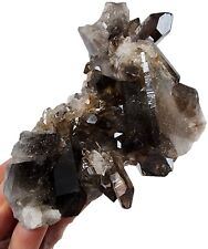 Smoky Crystal Cluster Brazil 198 grams. picture