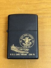 U.S.S. Carl Vinson CVN 70 Vintage Zippo Lighter 1983 picture