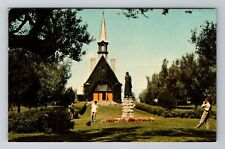 Grand Pre-Nova Scotia, Church Of St Charles, Antique, Vintage Souvenir Postcard picture