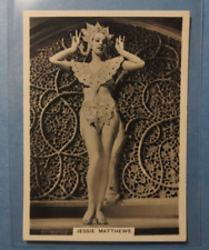 JESSIE MATTHEWS CARD VINTAGE 1930s REAL PHOTO EDITION ARDATH TOBACCO picture