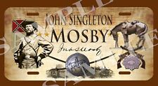 John Singleton Mosby Signature Series Civil War Themed vehicle license plate picture