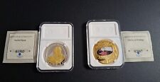 Lot Of 2 Collectible Commemorative Coins 🪙. #Z321 picture