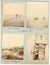 France, Agon-Coutainville, camp of natives, lovers, fishing return picture