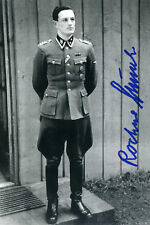 ROCHUS MISCH Signed Photograph - Adolf Hitler's Bodyguard / Courier - preprint picture