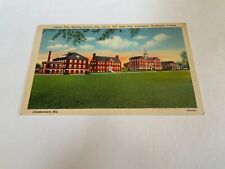 Chestertown, Md. ~ Washington College Buildings  -  Linen Vintage Postcard picture