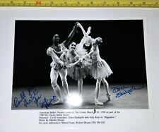 AMERICAN BALLET THEATER SIGNED 8x10 PRESS PHOTO NYC VTG ABT NY BLACK AFRICAN ART picture